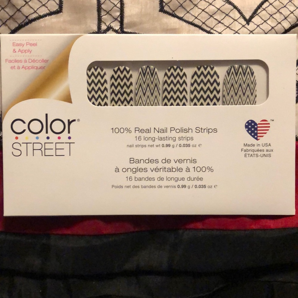 Color Street Keep Calm and Chevron Clear Overlay